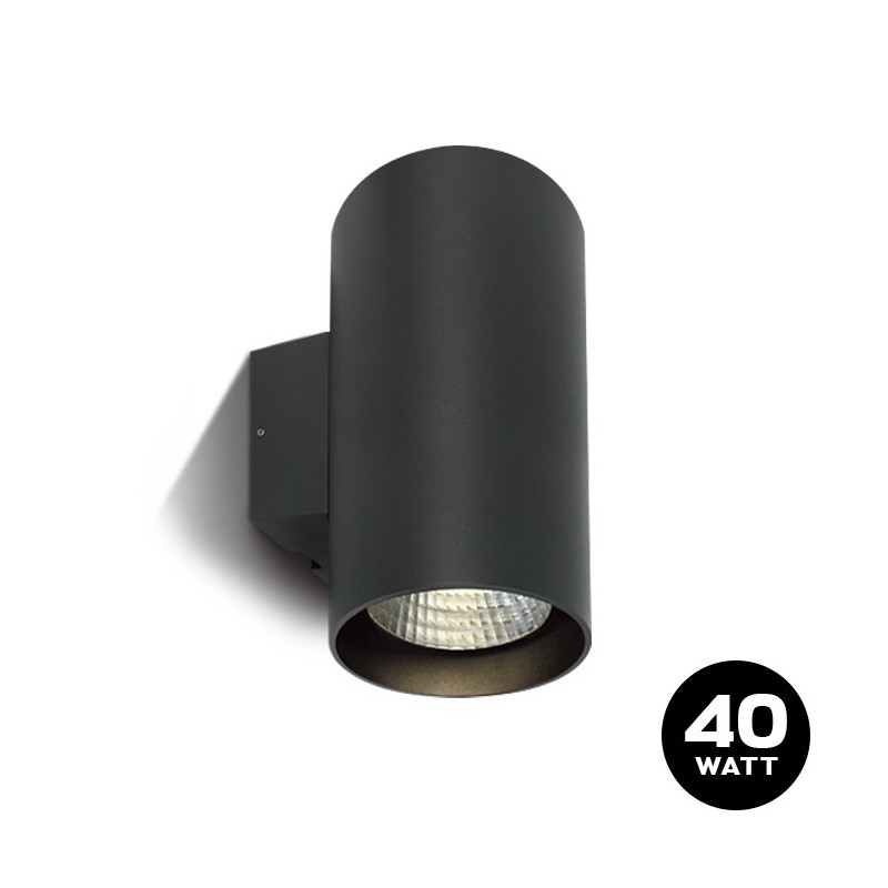 Wall light 40W 2800lm 300mm Garden series 220V IP65 Two-way light - Anthracite