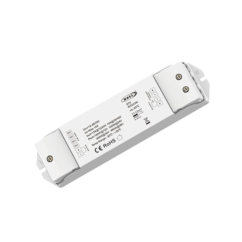 Dimmer DALI2 per Strip Led DC12-48V 15A DALI e PUSH Dimming - Serie SD1CH-DA15A