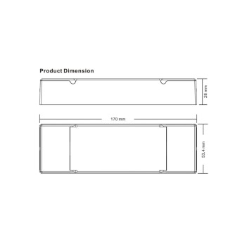 Dimmer DALI2 per Strip Led DC12-48V 20A DALI, TRIAC, 0-10V