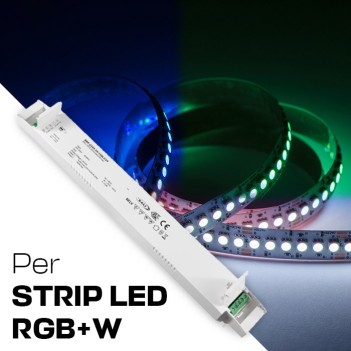 150W 24V DT8 DALI2 4CH power supply for RGBW LED strips - SRP-2309-24-150LCVF