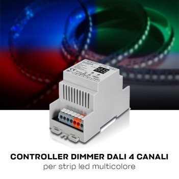 Controller Dimmer DALI per Strip Led Multicolore 4CH