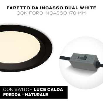 Downlight Plafoniera da Incasso 13W 975lm Dual White CCT
