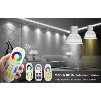 MiBoxer Mi-Light Faretto Led GU10 4W RGB+CCT RF FUT103 su