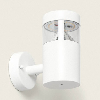 Wall-mounted sconce 6W 540lm Garden series - White stainless