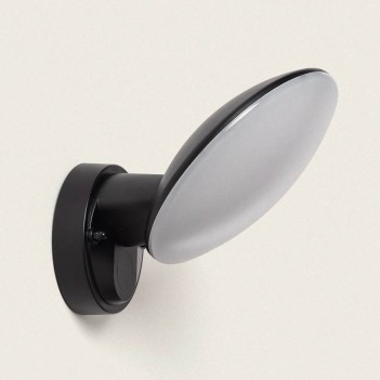Wall-mounted sconce 9W 220V, Garden series - Black, IP54, 3000K