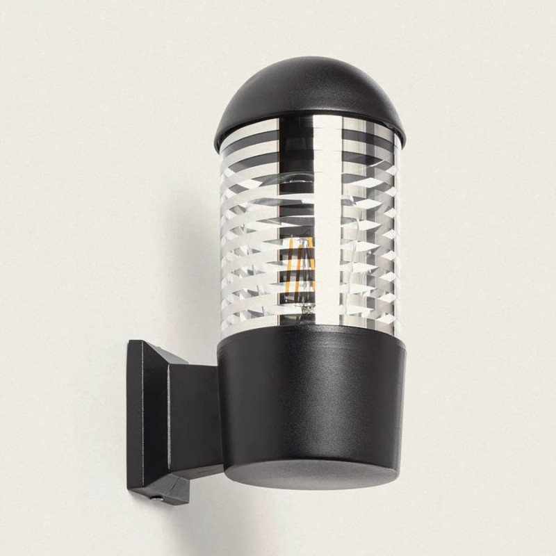 Wall-mounted sconce with E27 socket, Garden series - Black, IP65 Wall-mounted sconce with E27 socket, Garden series - Black, IP65