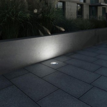 Recessed Path Light with GU10 Socket, Walkable, IP67 Rated, 103 mm Hole - Stainless Steel