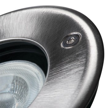 Recessed Path Light with GU10 Socket, Walkable, IP67 Rated, 103 mm Hole - Stainless Steel