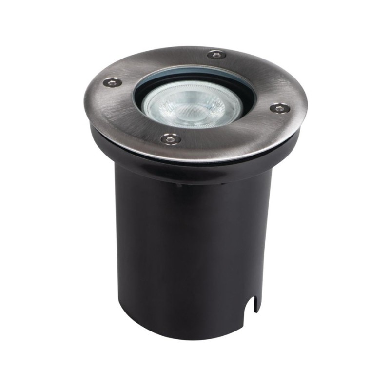 Recessed Path Light with GU10 Socket, Walkable, IP67 Rated, 103 mm Hole - Stainless Steel