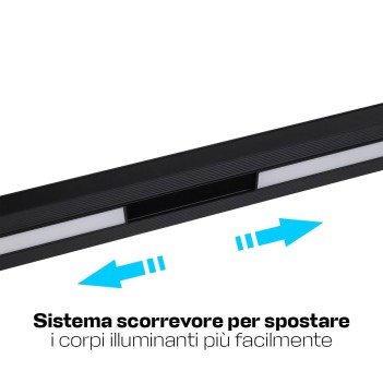 Lampada a griglia 12W per Illuminazione magnetica binario 48V Miboxer