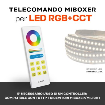 Mi-Light RGB+CCT Full Touch Remote Controller Adjustable Saturation EN