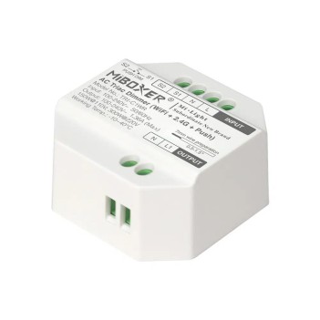 MiBoxer Mi Light TRI-C1WR WiFi+RF Dimmer Module AC 100-240V 300W Control with Mi Light Remotes and Push Button