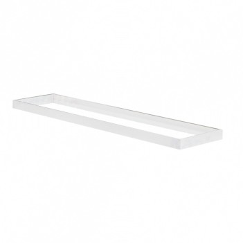 Cornice Bianco Installazione a Plafon per Pannello 120x30