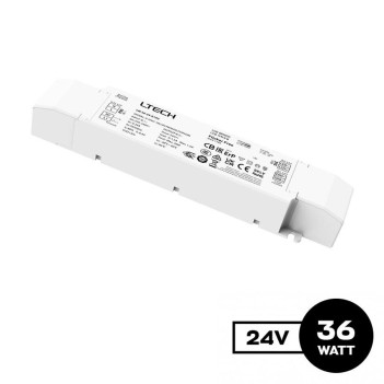 Alimentatore 36W 24V Dimmerabile Push, 0-10V - LTech