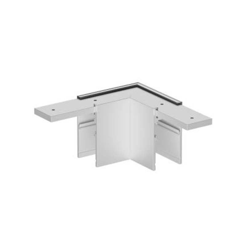 SUPREMA 90-Degree Angular Connector for 48V SURFACE Track in White. en SUPREMA 90-Degree Angular Connector for 48V SURFACE Track in White. en