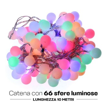 RGB+IC SMART IP65 Multicolored Light Ball Chain with smartphone