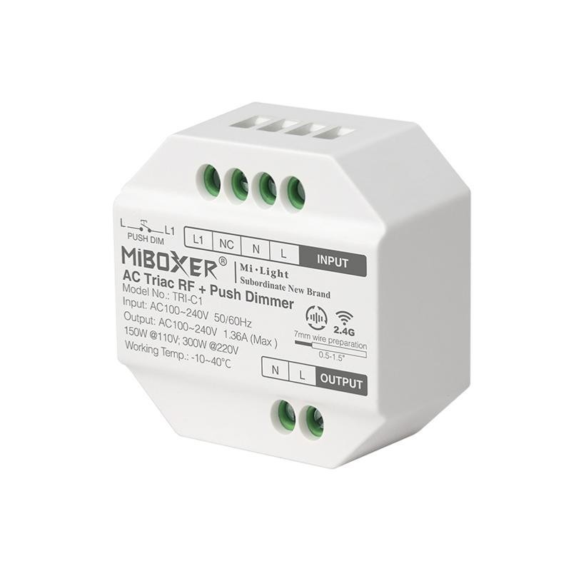 MiBoxer Mi Light TRI-C1 Modulo Dimmer Triac AC 100-240V