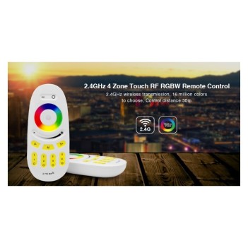MiBoxer Mi Light Telecomando RF RGB RGB+W 4 Zone Full Touch FUT096