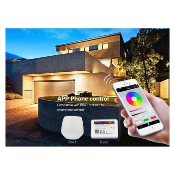 MiBoxer Mi-Light Proiettore Faro Led 20W IP65 RGB+CCT RF 2.4GHz FUTT04