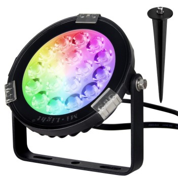 MiBoxer Mi-Light Garden Stoplight with Spike DC 220V 9W RGB + CCT RF 2.4GHz FUTC02