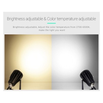 MiBoxer Mi-Light Garden Spotlight with Spike 220V 6W RGB + CCT RF 2.4GHz FUTC04