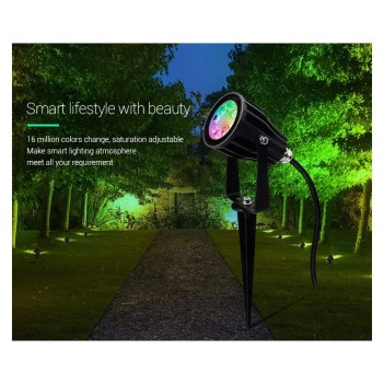 MiBoxer Mi-Light Garden Spotlight with Spike 220V 6W RGB + CCT RF 2.4GHz FUTC04