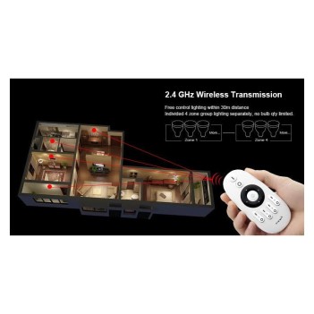 KINGLED | MiBoxer Mi Light Telecomando RF Dual White CCT FUT007