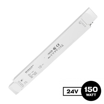 150W 24V DT6 DALI2 and Push dimmable power supply for single-color LED strips -