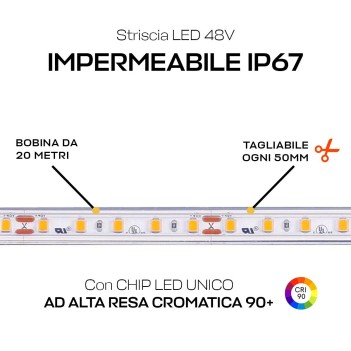 KING LED | 20 metre waterproof IP67 high colour rendering LED strip