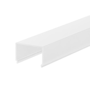 2510-Q Aluminium Profile for Led Strip - White 2mt - Complete Kit