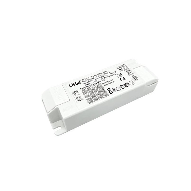 Led Power Supply 36W Constant Current 900mA Voltage Range 27-40V dimmable TRIAC LiFud LF-AAT040-1050-42