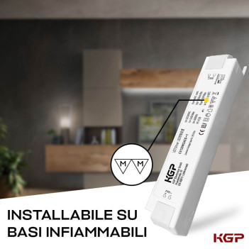 KING LED | Alimentatore KGP CV 120W 24V - Design Lineare CV120W24CG