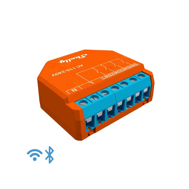 Shelly Plus I4 AC - Smart Controller with 4 Inputs AC 110-240V WiFi and Bluetooth Management