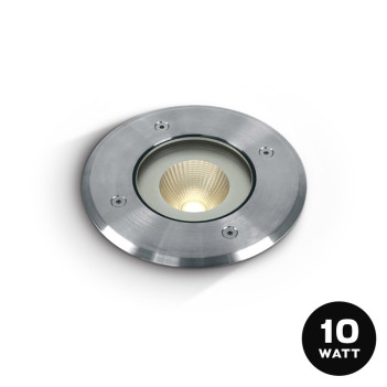 10W 700lm 230V INOX316 IP67 IP67 - Round Hole 106mm Recessed Walklight