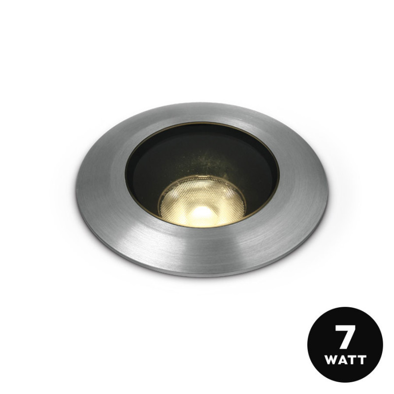 Walkable 7W 560lm DC 24V Series DarkLight IP67 Recessed Downlight - Round Hole 60mm