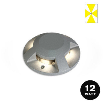 12W 600lm 230V SURFACE Series IP67 4-Directional Light - Round