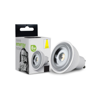 Led spotlight GU10 6W 500 lm 24D CRI 85 Size 50x55mm