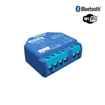 Shelly Plus 1 - Controllore 16A 110-240V / 24-48V WiFi, Bluetooth e Pulsante