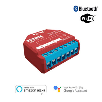 Shelly Plus 1PM - 16A 110-240V / 24-30V Controller Metering Power Consumption WiFi, Bluetooth and Button