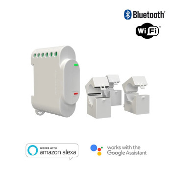 Shelly 3EM - Contatore di Energia 3 Canali max 10A WiFi - Incluso di 3 Pinze