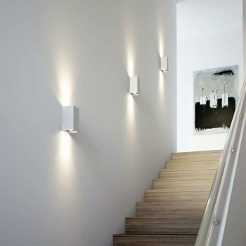 Up&Down Wall Light for 2 LED Spotlights GU10 220V IP54 - MISENO White