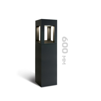 Garden Bollard 22W 1900lm 60cm 230V IP65 Led Bollard - Anthracite