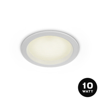 Recessed Downlight 10W 750lm 4000K IP44 UGR19 Hole 86mm Colour White