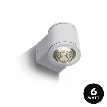 Applique Led da Parete BEAM 6W 440lm 35D IP54 230V Bianco