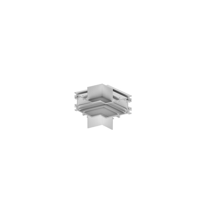 Connector for Track Light SUPREMA White 90 Degree Frontal Angle Recessed Connector for Track Light SUPREMA White 90 Degree Frontal Angle Recessed
