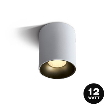 Faretto Led da Soffitto Spotlight VUOT 12W 960lm 45D IP20 230V Bianco H100mm