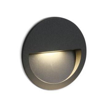 Step Marker Led ECHO3 3W 300lm IP65 230V Anthracite Recessed Hole 100mm