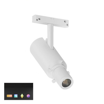 Spotlight Led Shaper for Track Light 48V SUPREMA 20W CRI90 IP20 48V White Dimmable