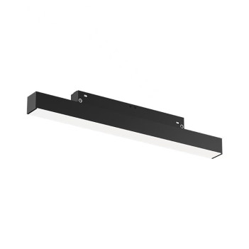 Lampada Led Lineare per Binario 48V SUPREMA 6W 333lm CRI90 120D IP20 48V Nero Dimmerabile 300mm