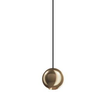 Suspension Led Lamp MINI-SFERA for Track Light 48V SUPREMA 7W 493lm CRI90 36D IP20 48V Gold Dimmable